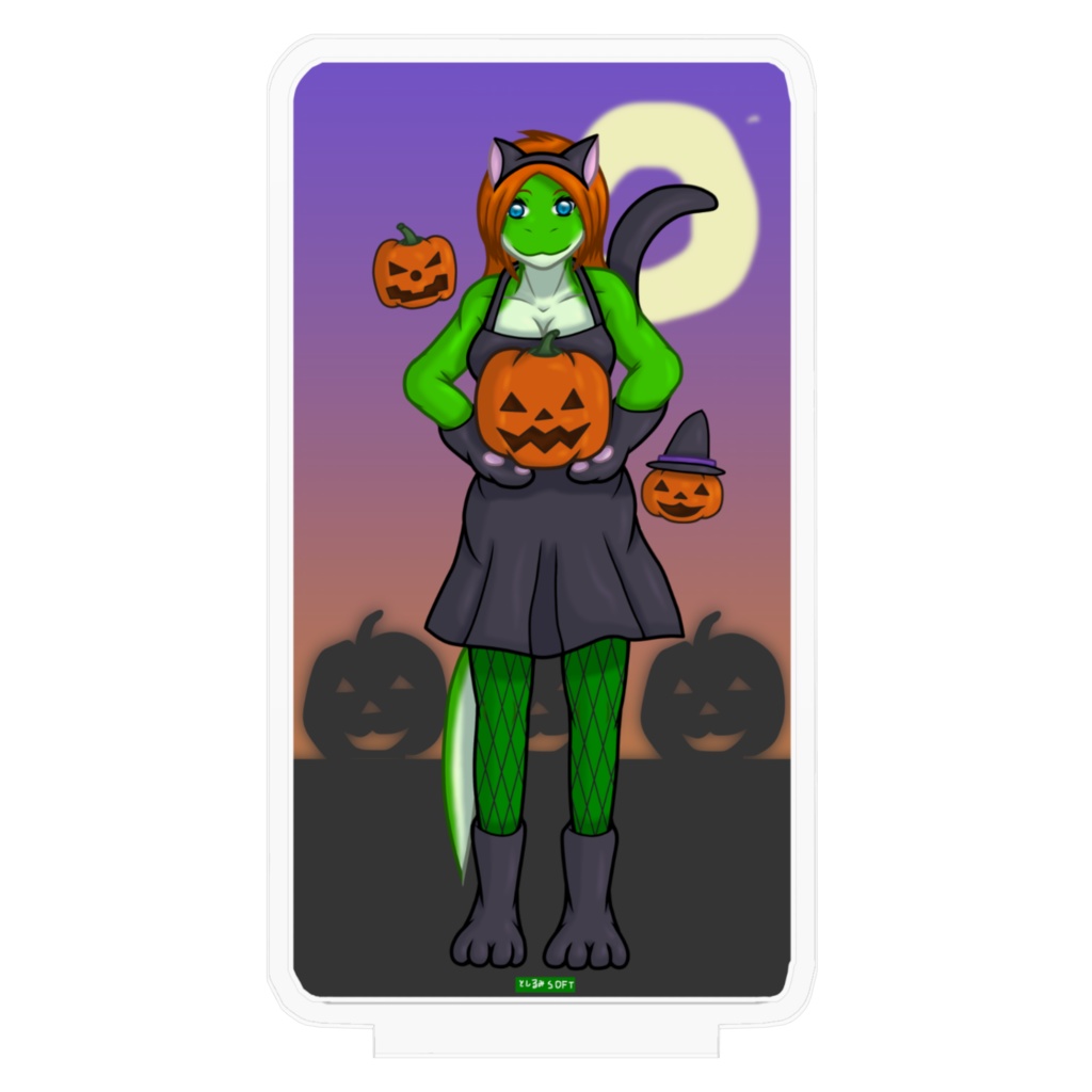 2025ハロウィン「黒猫ジュリール」アクリルフィギュア