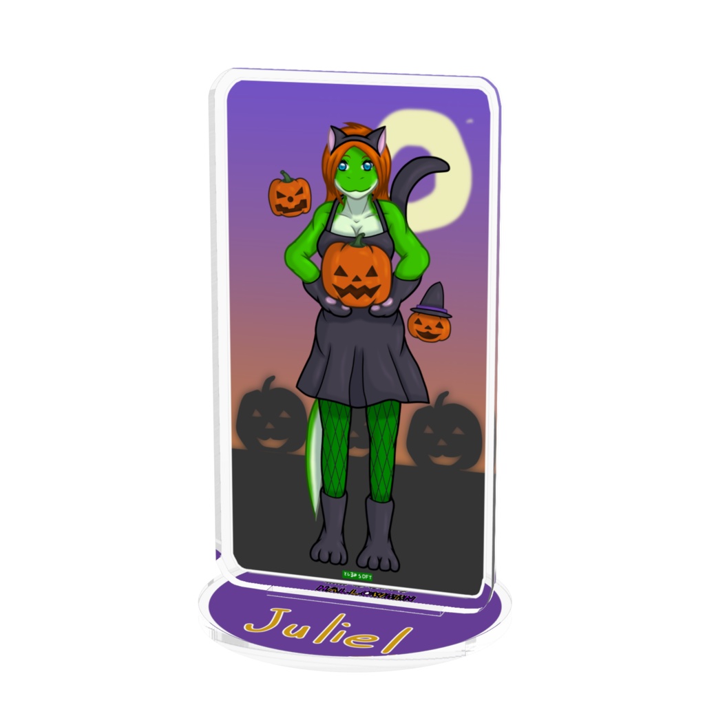 2025ハロウィン「黒猫ジュリール」アクリルフィギュア