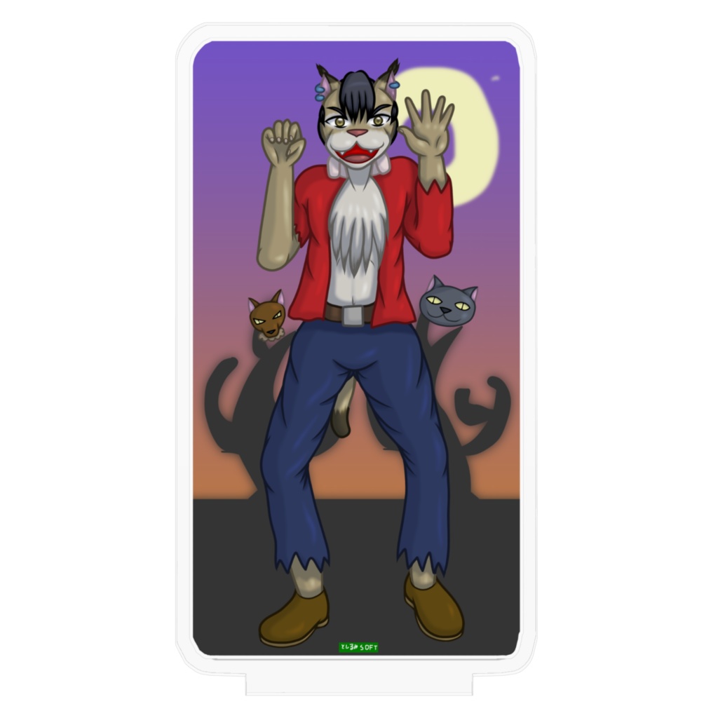 2025ハロウィン「狼男リュンク」アクリルフィギュア