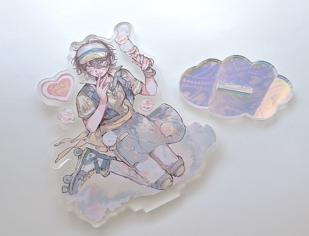 みか10cmアクスタ（クリアマット＋偏光雲）