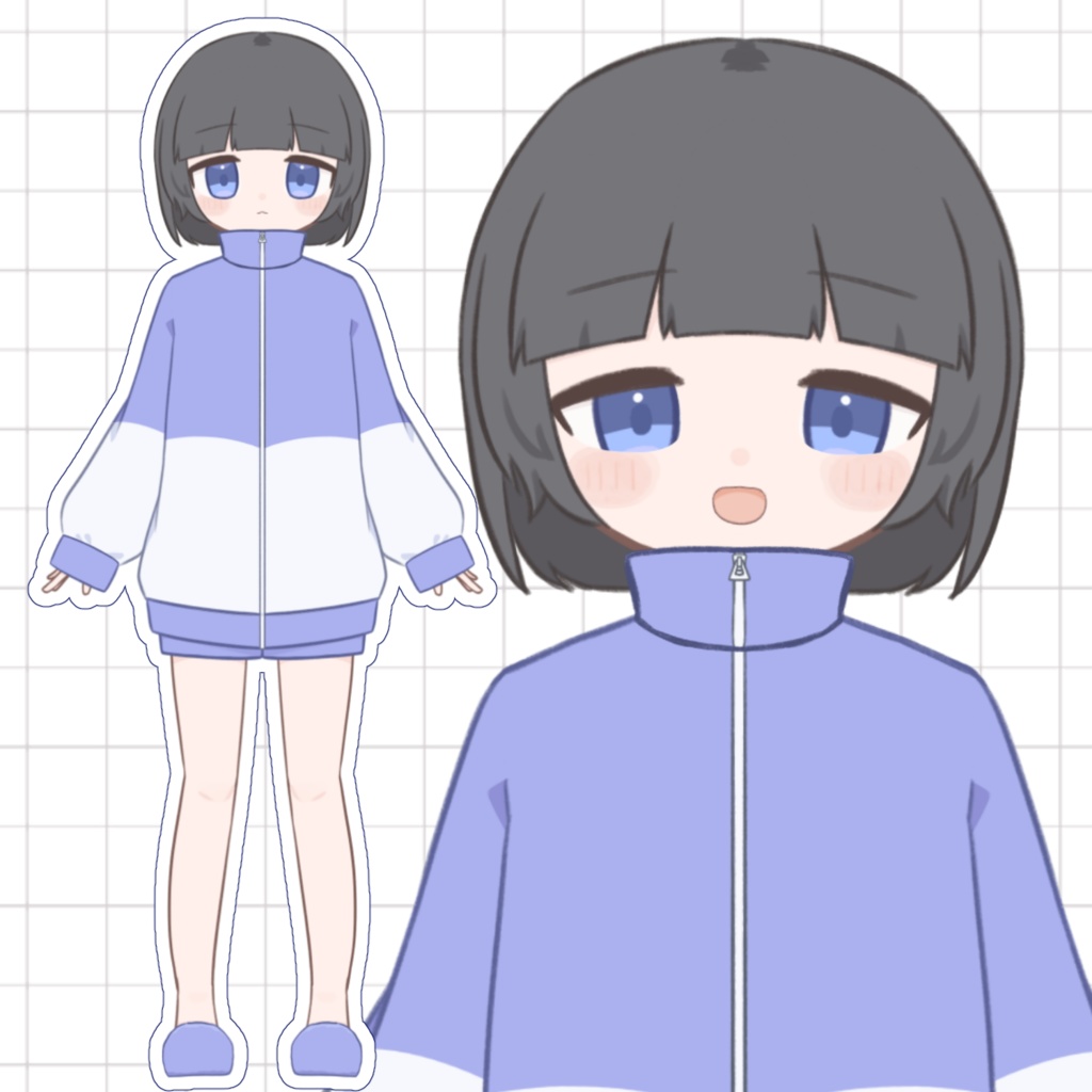 【汎用モデル】ジャージちゃん【VTS/nizima対応】