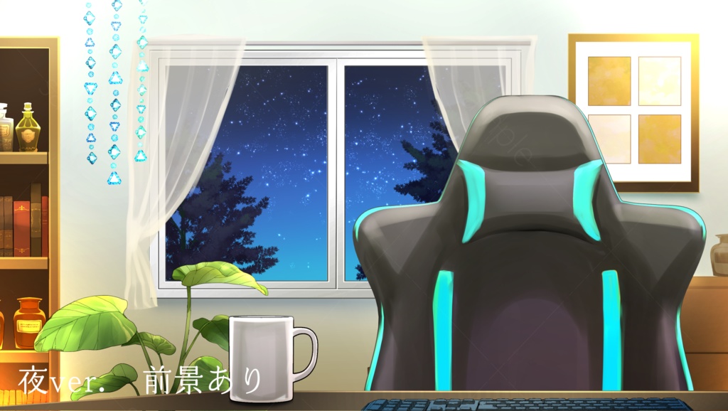 【動く背景】風薫る部屋【Live2D】