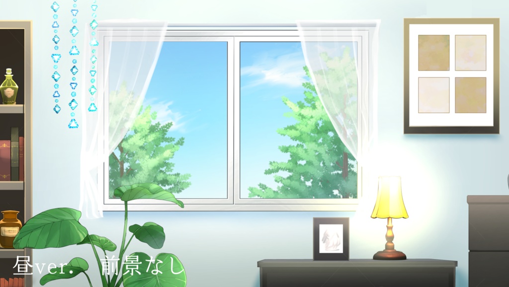 【動く背景】風薫る部屋【Live2D】