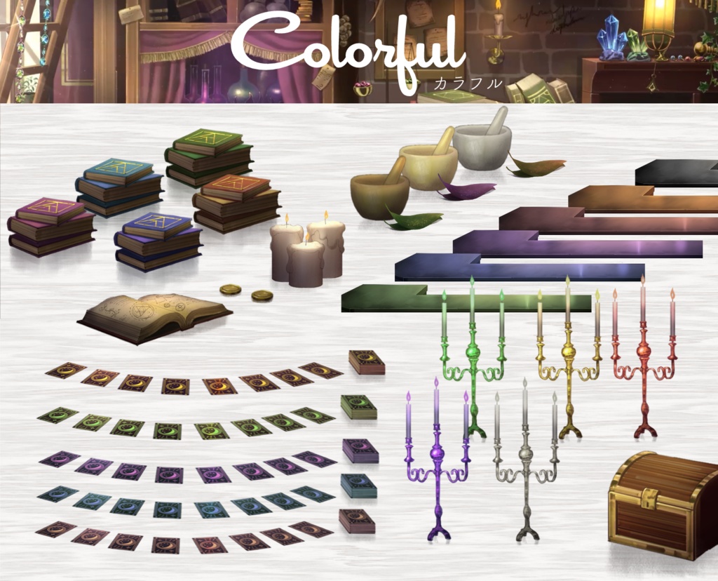 【動く背景】とある街の魔法雑貨屋【Live2D】