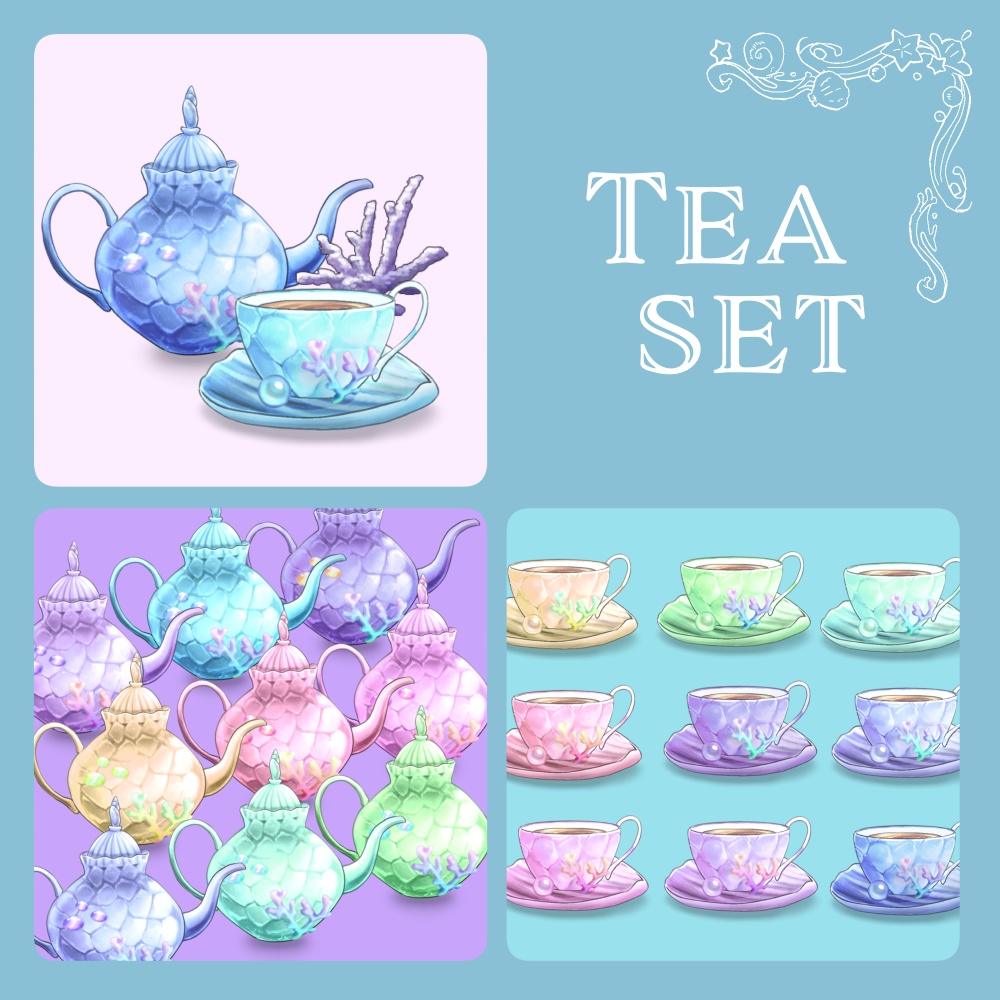 【動く背景】マーメイドリトリート【Vtuber向け】