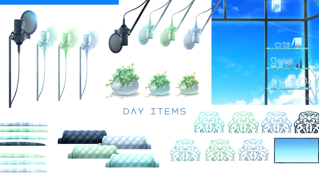 【👑人気No.5】空と暮らすグラスルーム【動く背景】