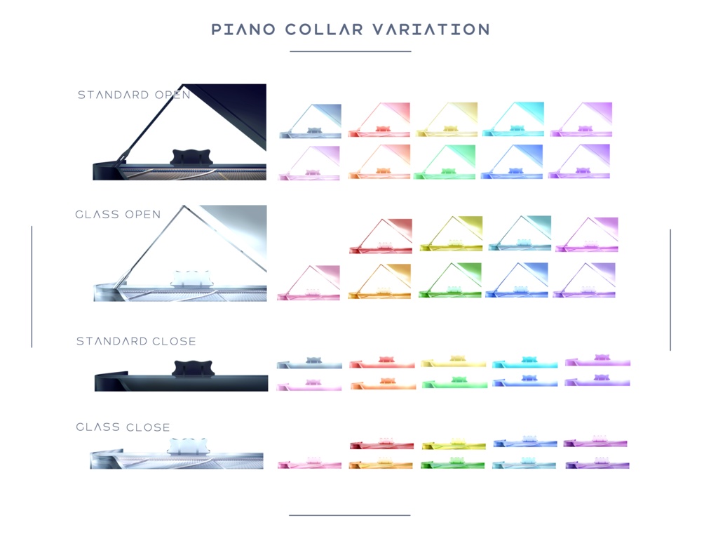 【動く小物】動く演奏家セット【配信者向け】