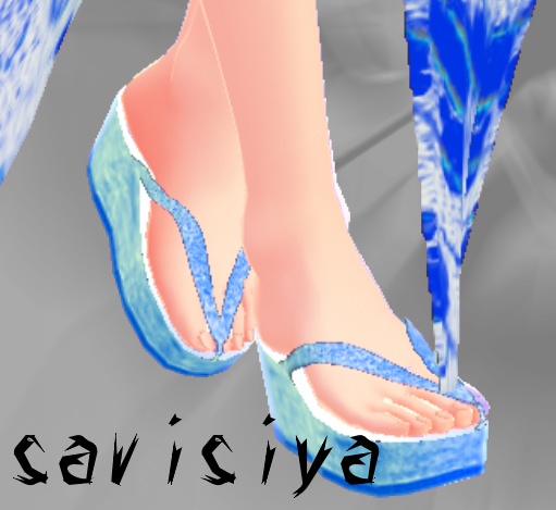 Vroid 草履十色明 テクスチャ明天セット