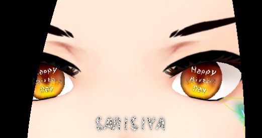 【アイメイク】 誕生日の目テクスチャ( ᐢ˙꒳˙ᐢ )