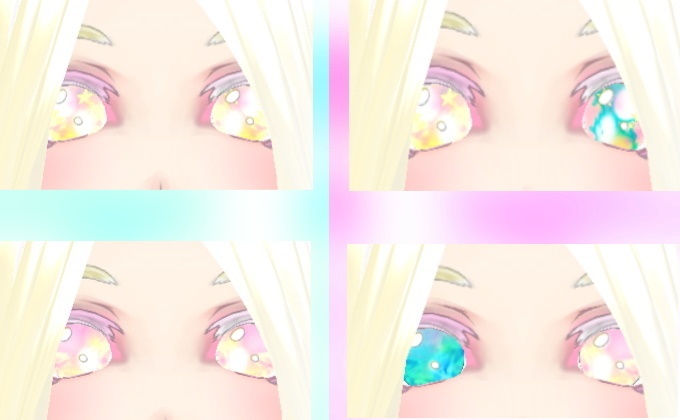 🌷瞳🌷 ゆめかわいい瞳のテクスチャ 🌷Vroid🌷 無料だよ( ⁎ᵕᴗᵕ⁎ )【アレンジVer.】