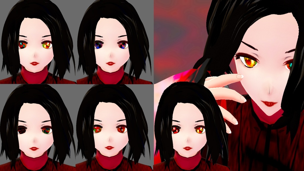 🔥瞳🔥 カッコいい瞳のテクスチャ 🔥Vroid🔥 有料版だぞいˉ̡̠̭̭"( ⑉¯ །། ¯⑉ )ˉ̡̠̭̭"