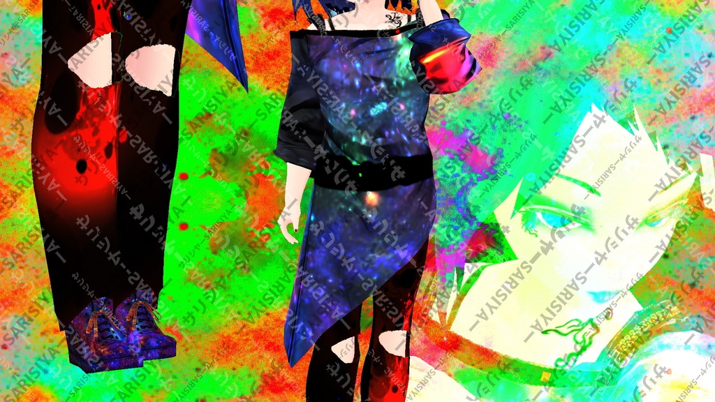 🌐宇宙柄🌐 洋服のテクスチャ 🌐Vroid🌐 有料版だよˉ̡̠̭̭"( ⑉¯ །། ¯⑉ )ˉ̡̠̭̭"