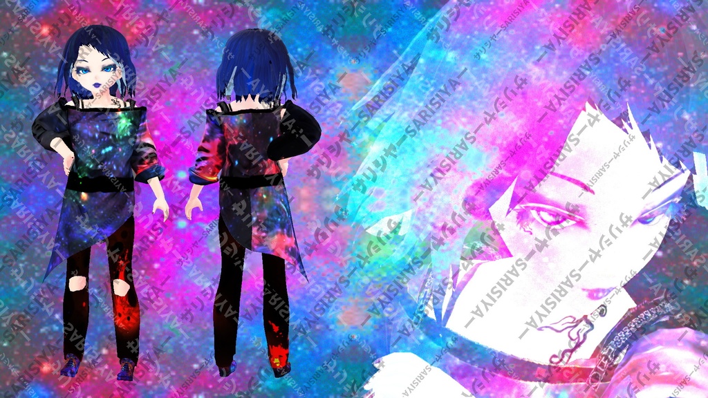 【有料版】 🌐宇宙柄🌐 瞳のテクスチャ 🌐Vroid🌐 有料だよˉ̡̠̭̭"( ⑉¯ །། ¯⑉ )ˉ̡̠̭̭"