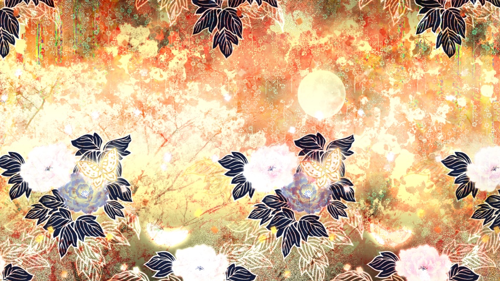 【著作権フリー】 桜和風01 【無料だよˉ̡̠̭̭"( ⑉¯ །། ¯⑉ )ˉ̡̠̭̭"太っ腹~(自分で何言っとんじゃろ。こいつは)】