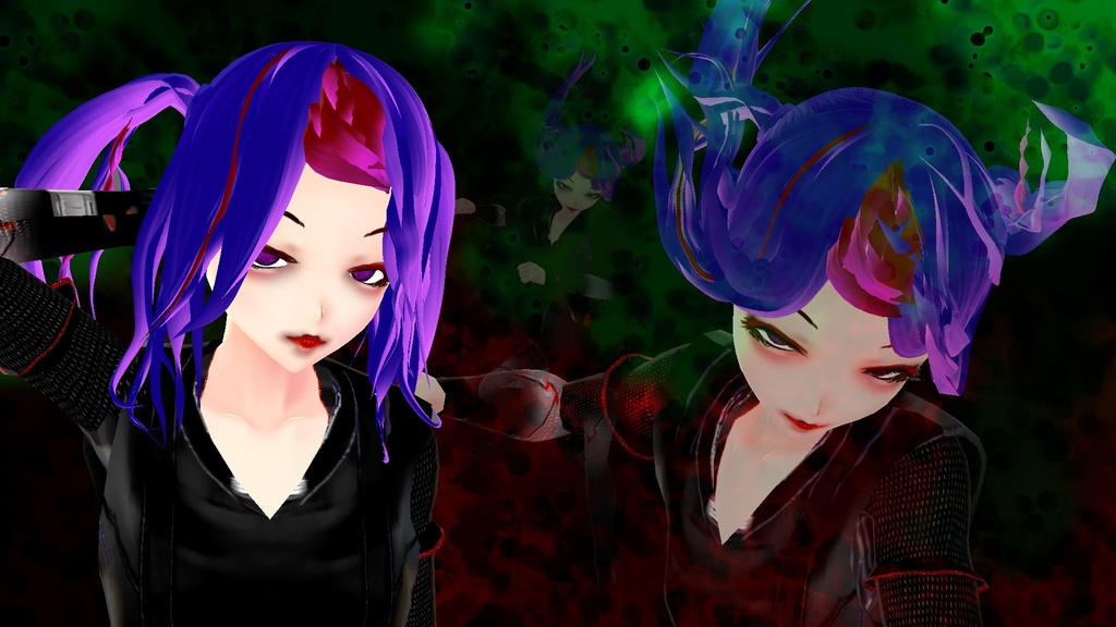 【無料】 髪の毛テクスチャ 4種類