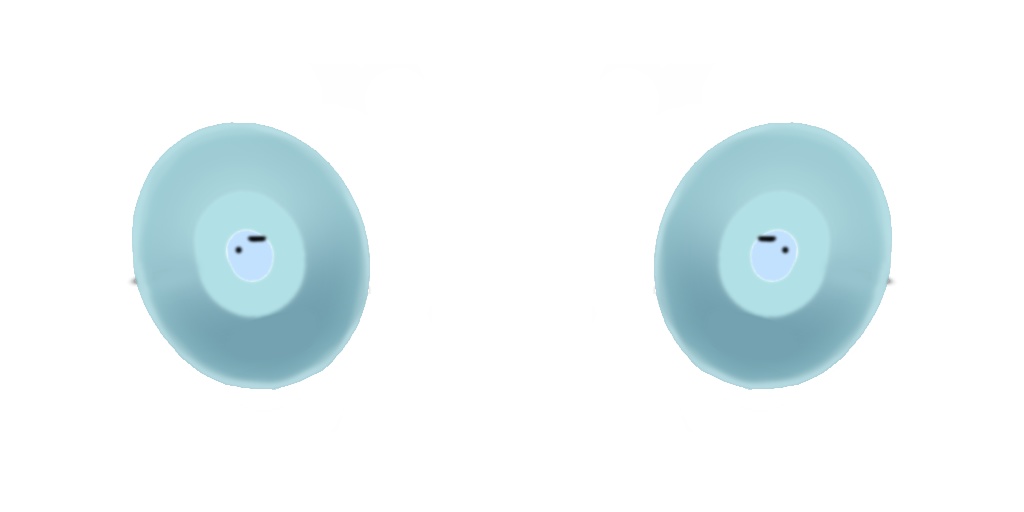 ❀シンプルな目❀ 3パターン✖10色|30枚