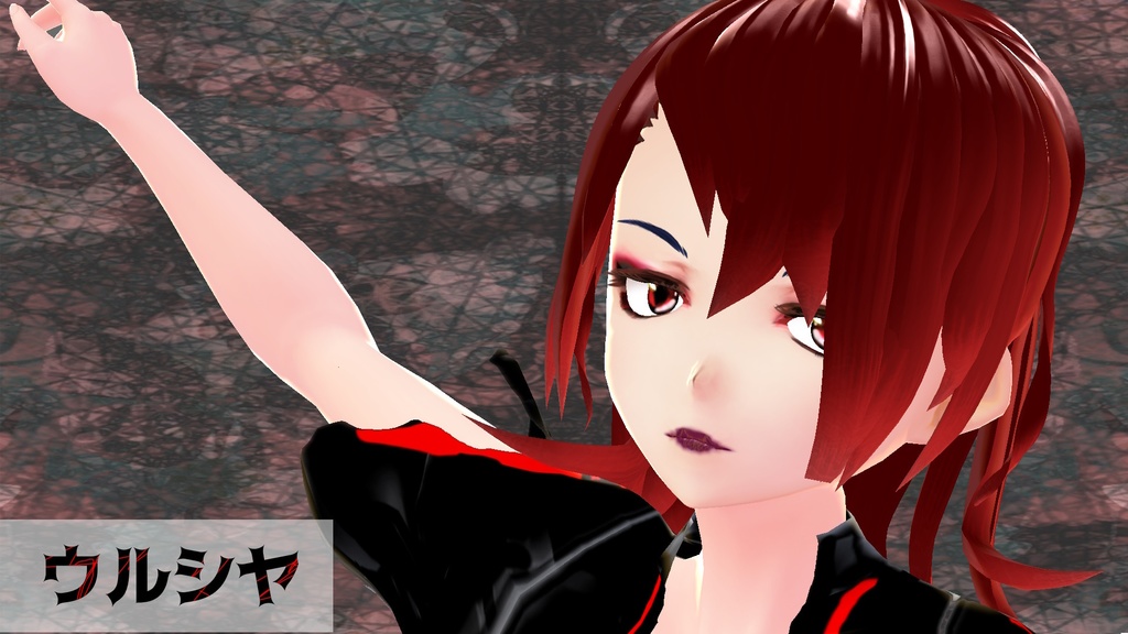 【オリキャラ】ウルフカットの子できましたー^^