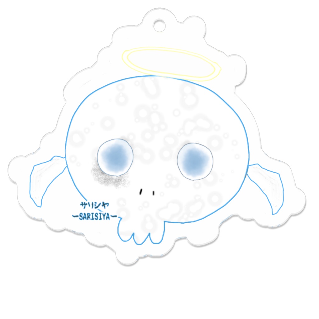 👼天使スカル👼　アクリルキーホルダー