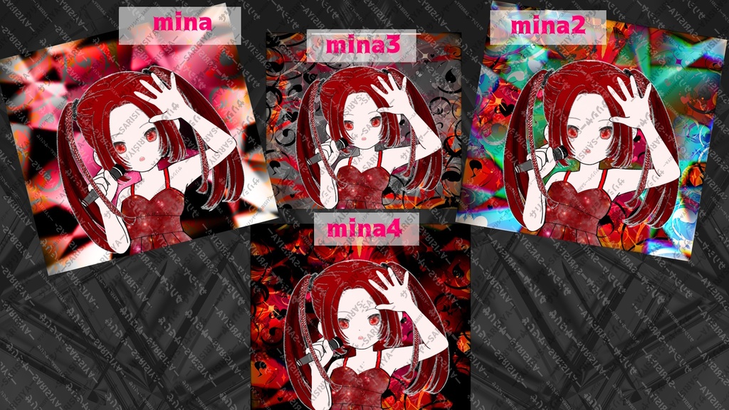 mina フリーアイコン 🎀ご自由に🎀