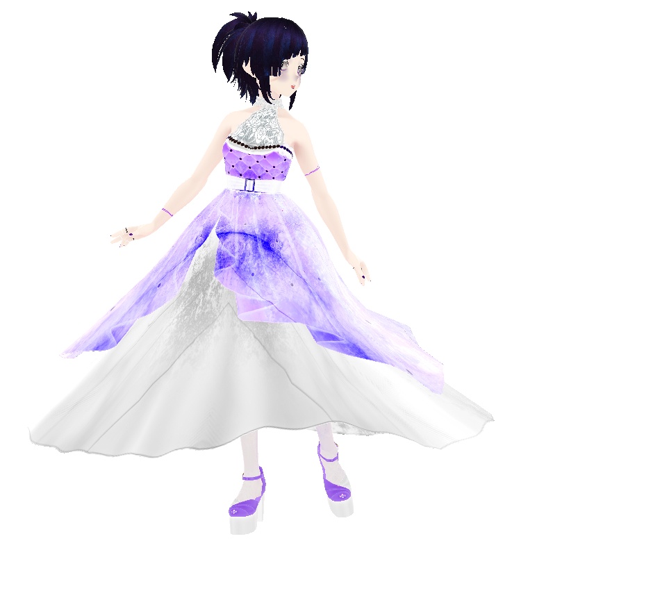 【オリキャラ】 💜モデル名:シャーク💜 【ドレス】【髪の毛】【💜テクスチャのみもありますよ💜】