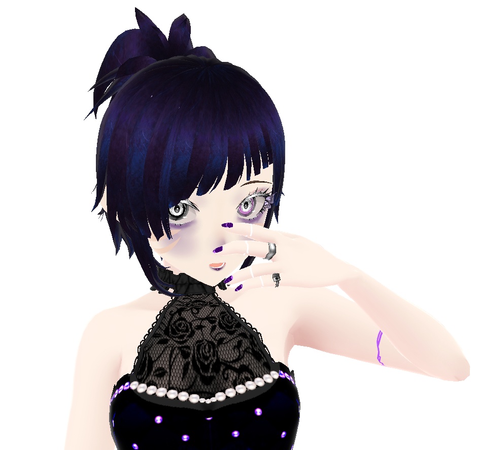 【オリキャラ】 💜モデル名:シャーク💜 【ドレス】【髪の毛】【💜テクスチャのみもありますよ💜】