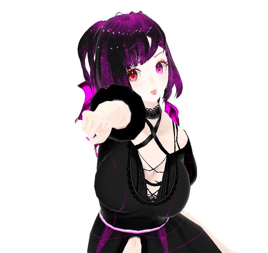 💜vroidpose💜3点セット(指さし) 💗 その他(洋服 / 髪の毛 / 下着 / 小物)テクスチャ