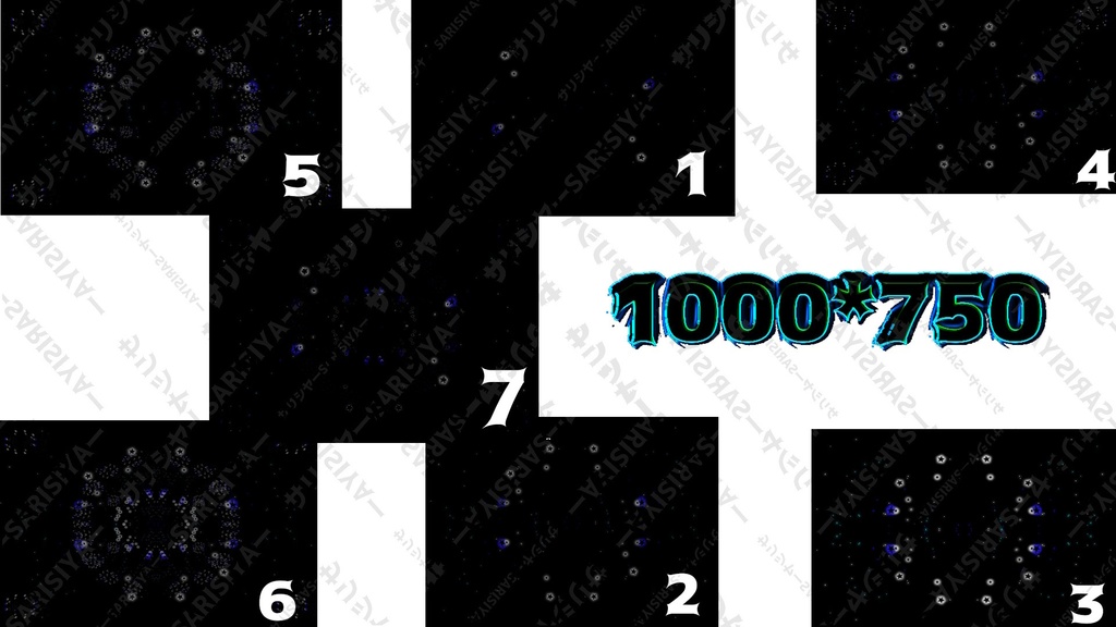 【サリシヤ・URL入力で商用利用OK】 * 💙 星々 の 背景💙 *