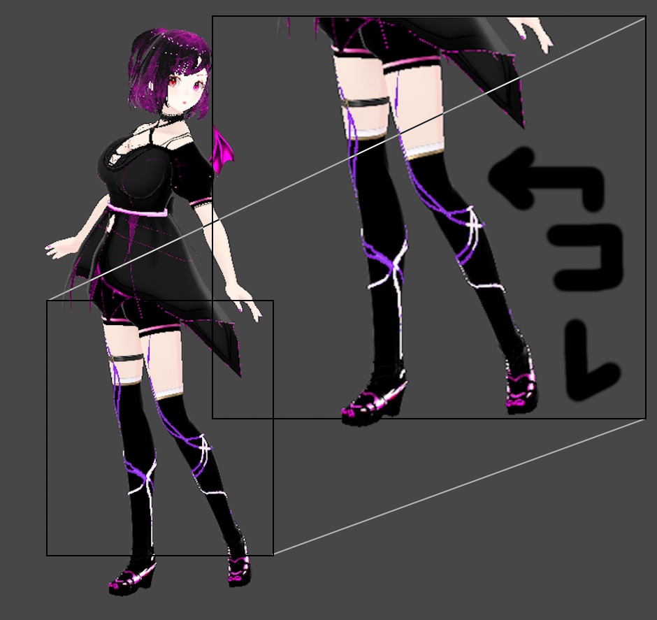 【無料あり】★脚アクセ☆　～　♥8色×２♡　～