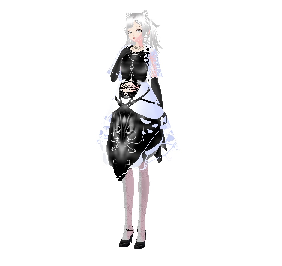 🤍 🎀RIBBON🎀 🖤 💗ピンヒール💗