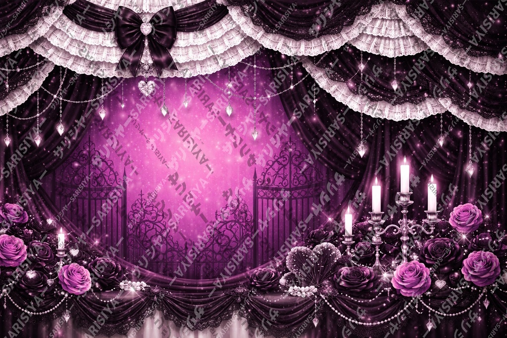 💜 ゴシック背景 💜商用利用OK👈※「サリシヤ」かここのURLを入力で※