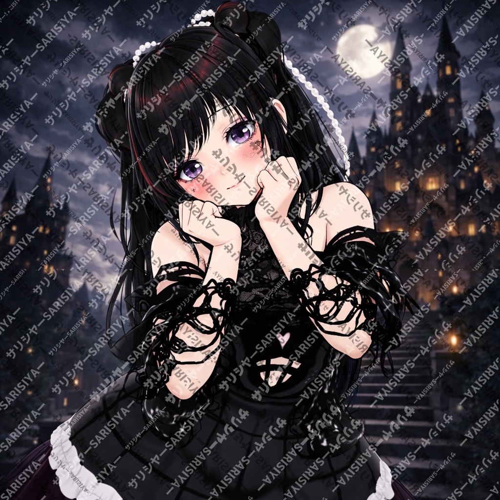 💜 クロス 💖 商用利用OK👈※「サリシヤ」かここのURLを入力で※