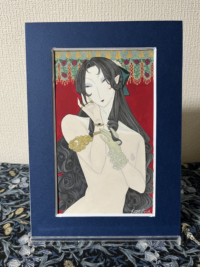 純潔のオールドローズ(小原画)