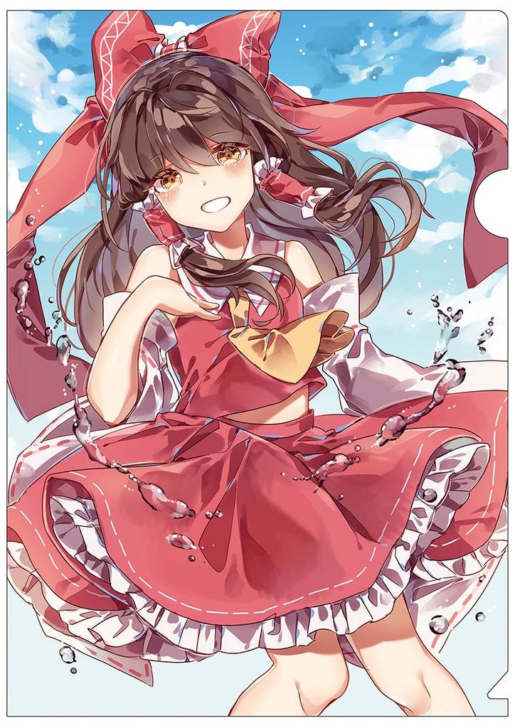 同人グッズ 博麗霊夢 7 クリアファイル Absolutezero Booth