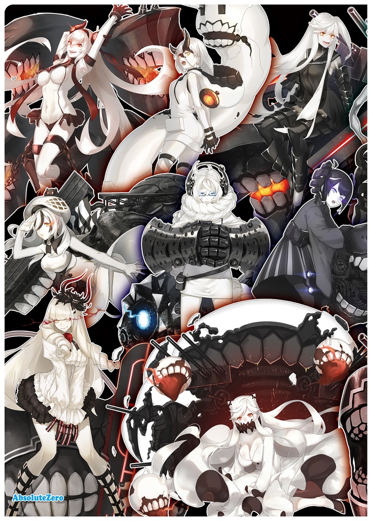 【同人グッズ】艦これ(深海棲艦) クリアファイル