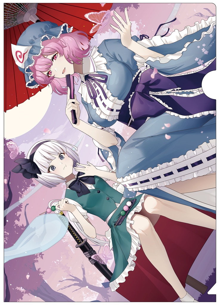 【同人グッズ】幽々子&妖夢(1) クリアファイル
