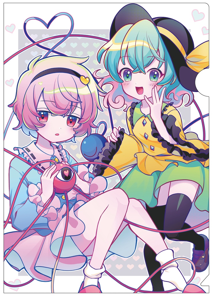 【同人グッズ】さとり＆こいし(1) クリアファイル