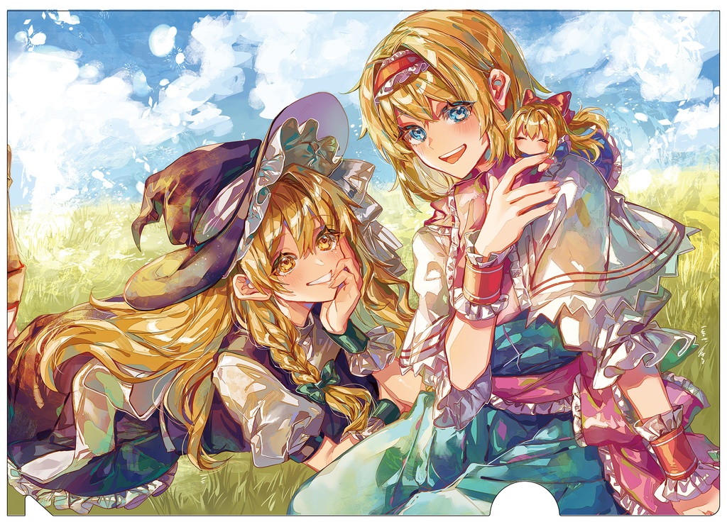 【同人グッズ】魔理沙＆アリス(7) クリアファイル