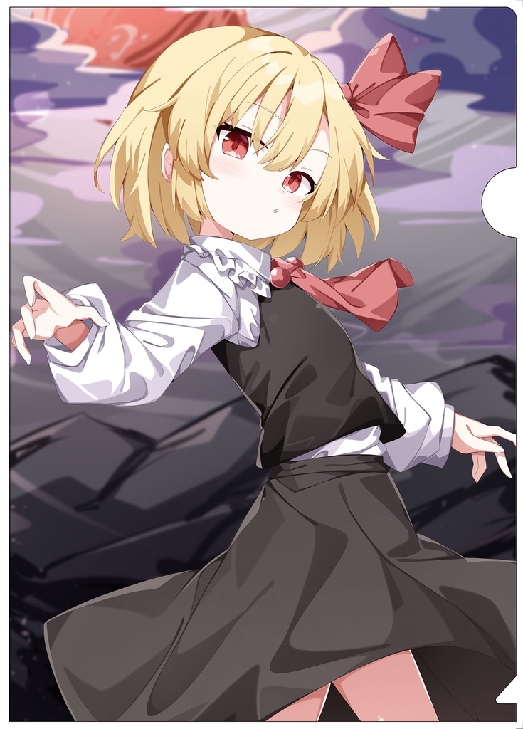 【同人グッズ】ルーミア(5)-2 クリアファイル