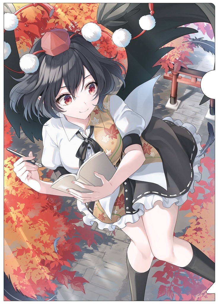 【同人グッズ】射命丸文(8) クリアファイル