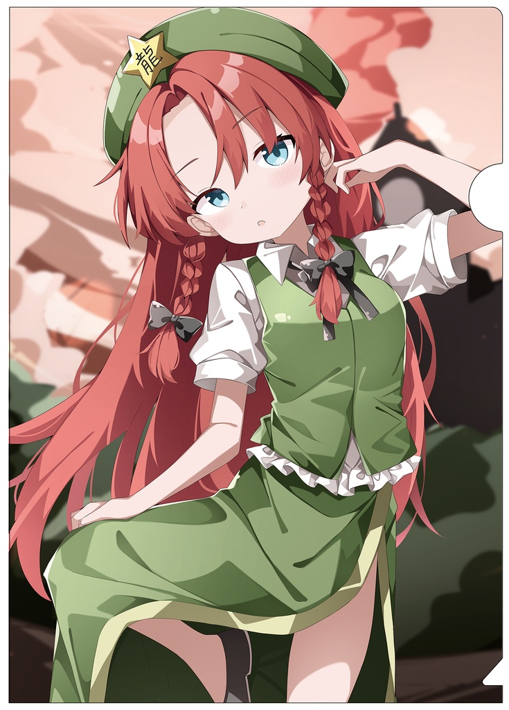 【同人グッズ】紅美鈴(5)-2 クリアファイル