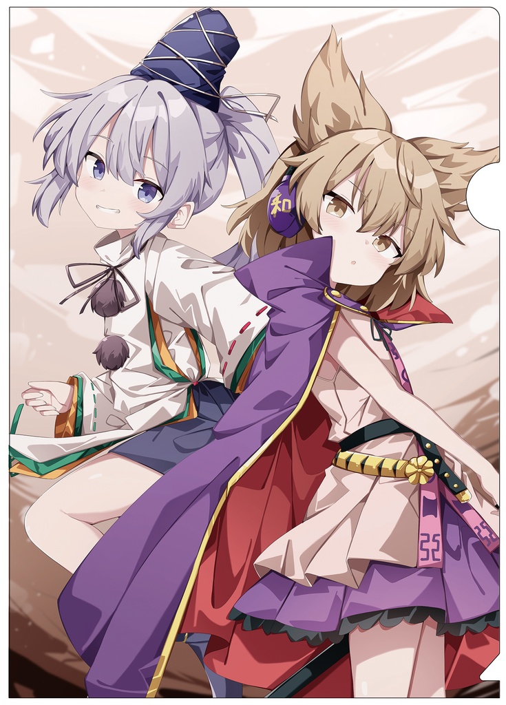 【同人グッズ】豊聡耳神子＆物部布都(5) クリアファイル