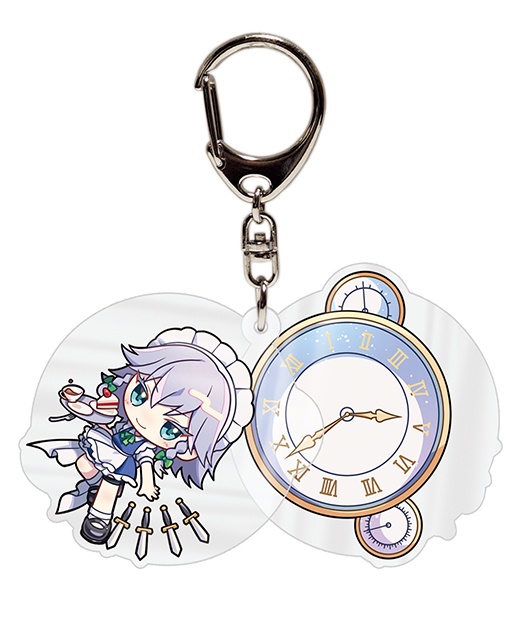【同人グッズ】十六夜咲夜 スライドキーホルダー