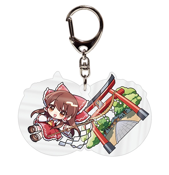 【同人グッズ】博麗霊夢 スライドキーホルダー