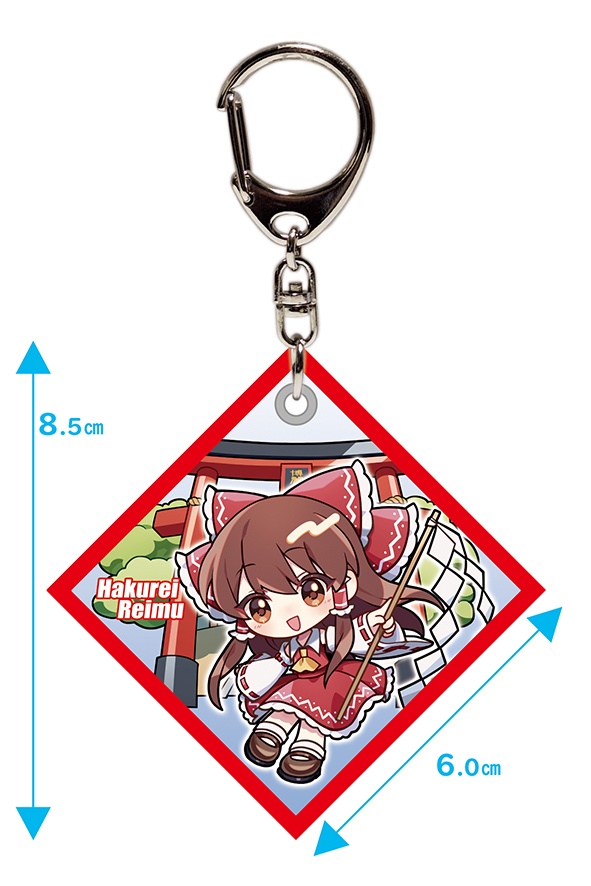 【同人グッズ】博麗霊夢 ワッペンキーホルダー