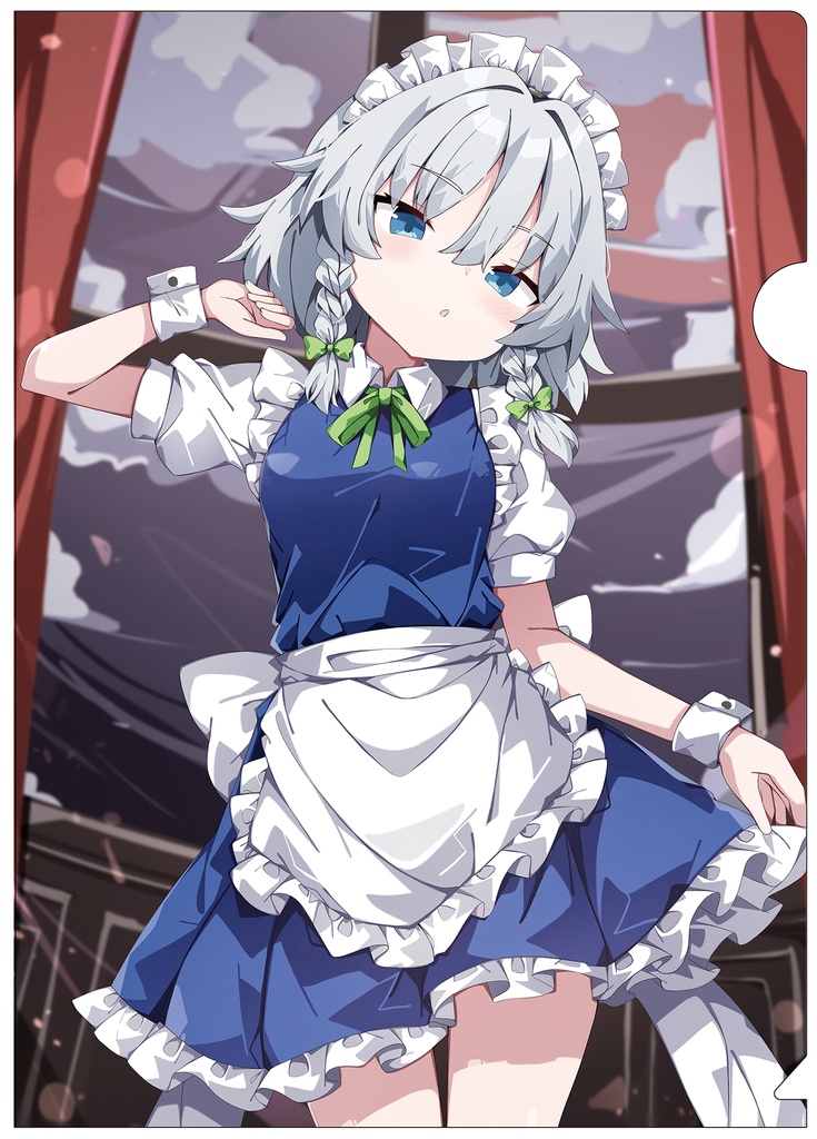 【同人グッズ】十六夜咲夜(5)-3 クリアファイル
