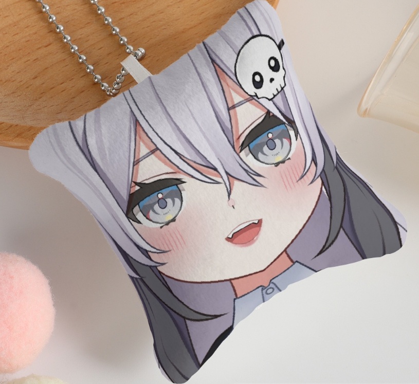 のいちゃんのふわふわほっぺクッションキーホルダー