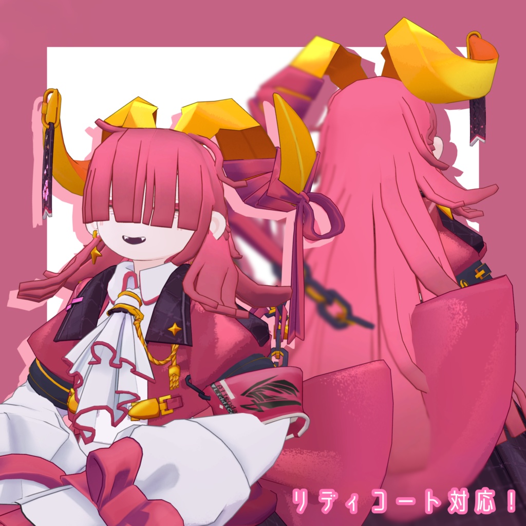 【7人対応】ぱっつんメカクレロング