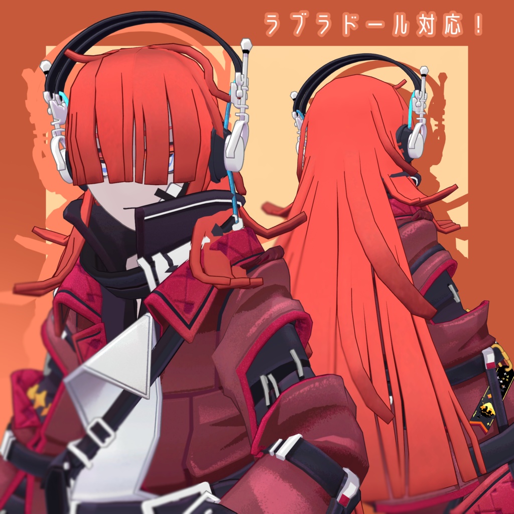 【7人対応】ぱっつんメカクレロング