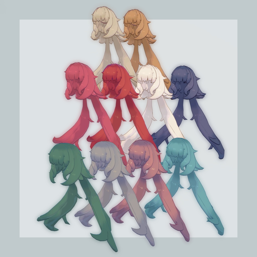 【 7人対応 】たこさんヘアー