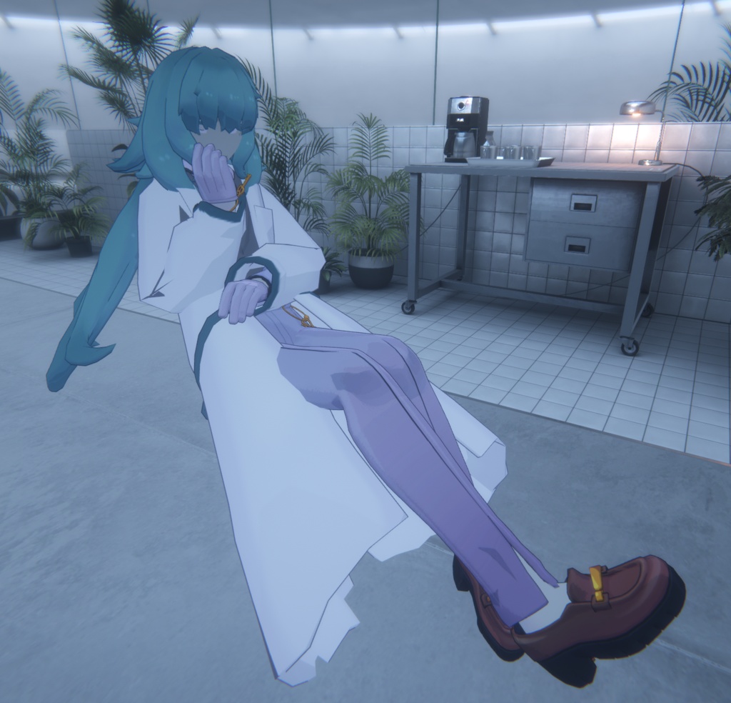 ターコイズ氏用白衣